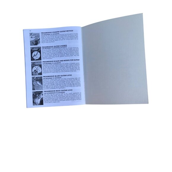 Progressive Guitar Method Book 1 Sheet Music Beginner Level Turner White Instruc - Picture 6 of 6